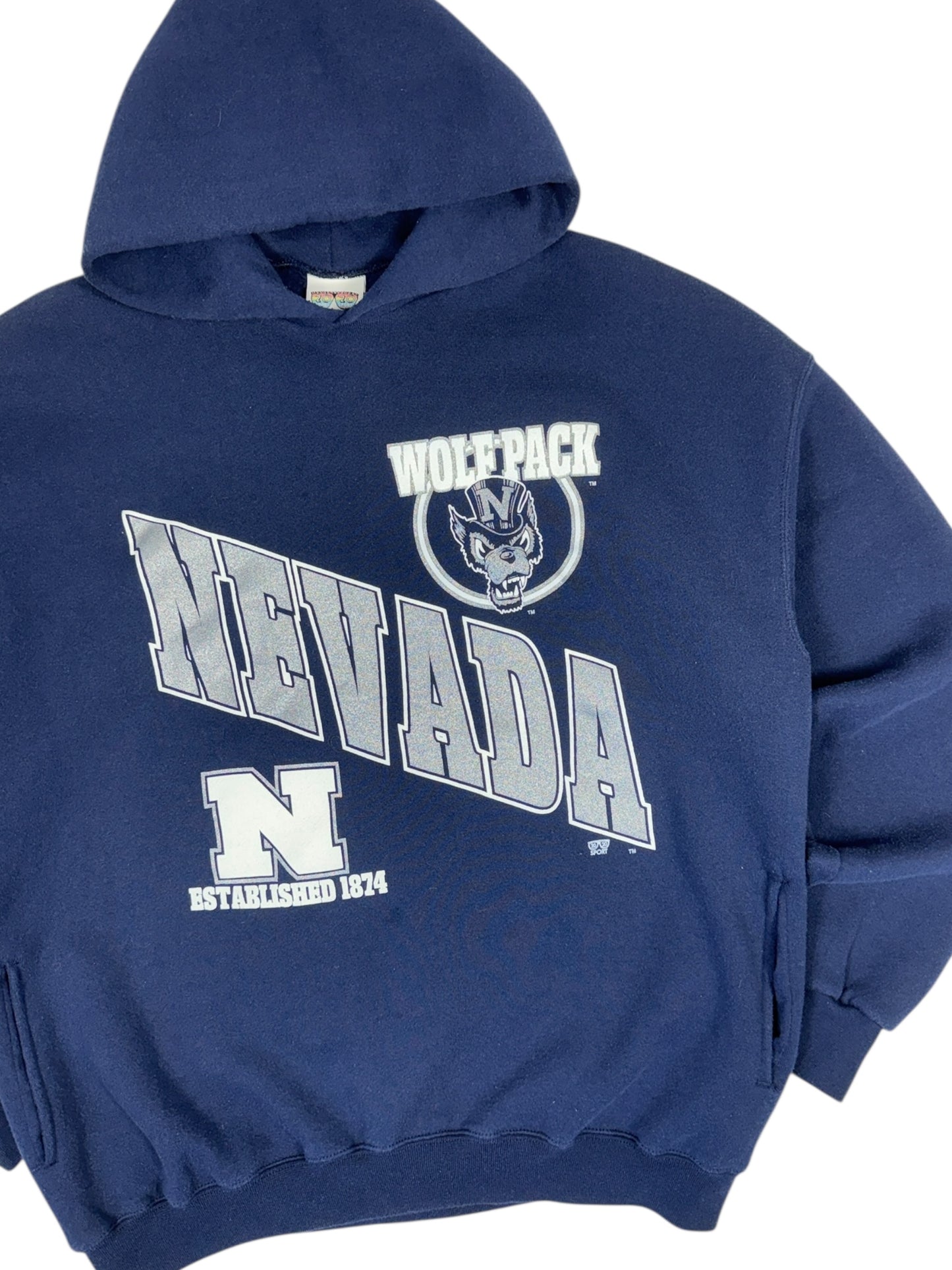 1990s Nevada Wolf Pack Hoodie - L/XL