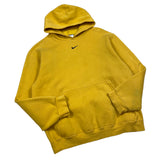 Vintage Nike Canary Yellow Middle Swoosh Hoodie