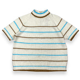 1970s Jay Lee Knit Stripe Short Sleeve (S/M)