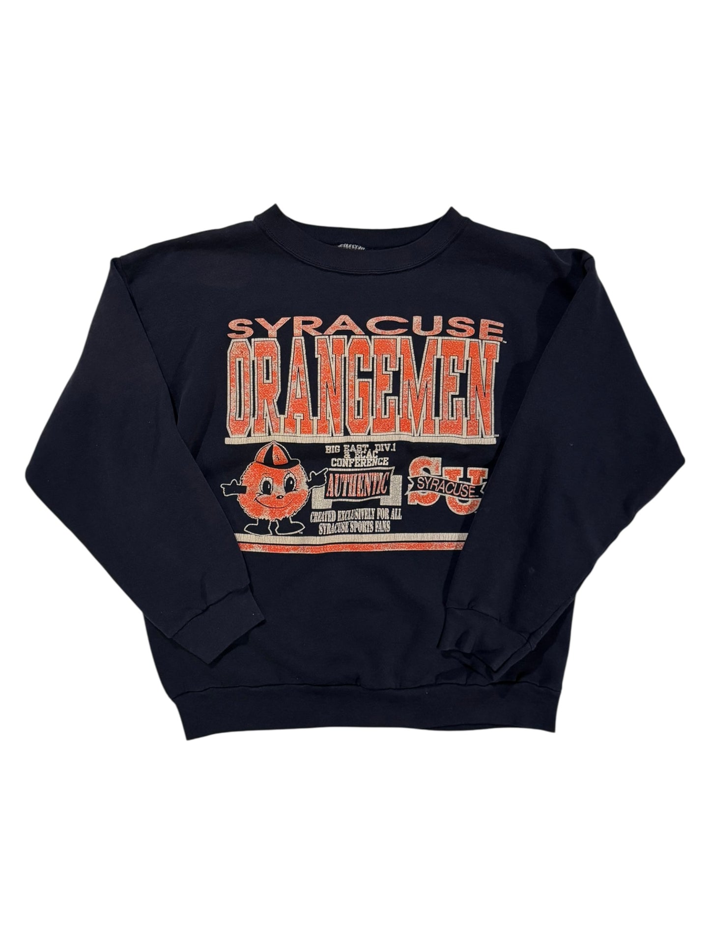 Vintage 1990s Syracuse Orangeman Crewneck - M