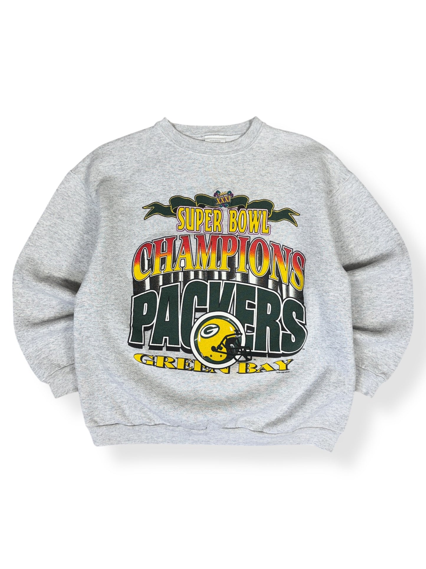 Vintage 90s Green Bay Super Bowl Champions Crewneck - M