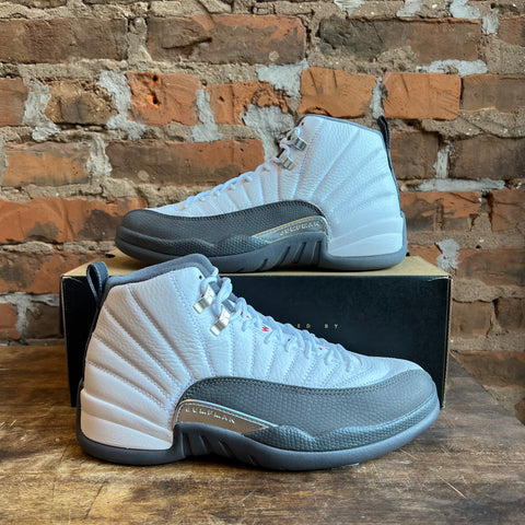 Air Jordan 12 Retro White Dark Grey