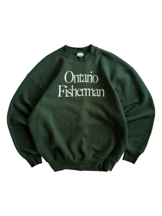 Ontario Fisherman Crewneck Pike Green - XL