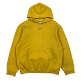 Vintage Nike Canary Yellow Middle Swoosh Hoodie