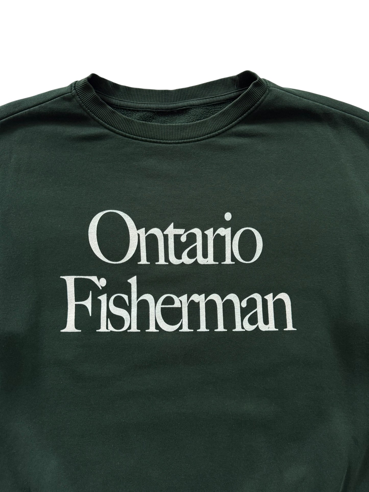 Ontario Fisherman Crewneck Pike Green - L