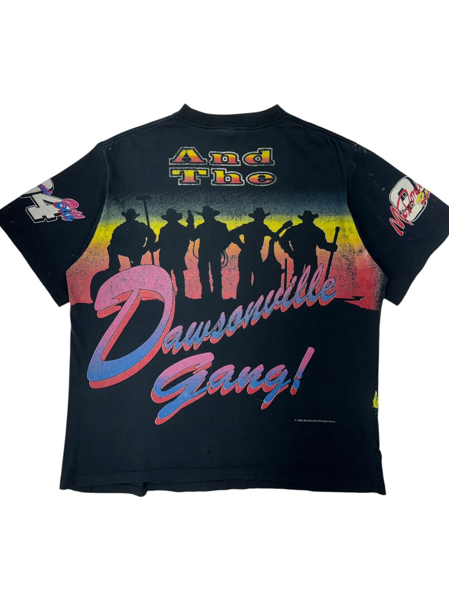 1995 Bill Elliot Awesome Bill McDonald's NASCAR Tee - L