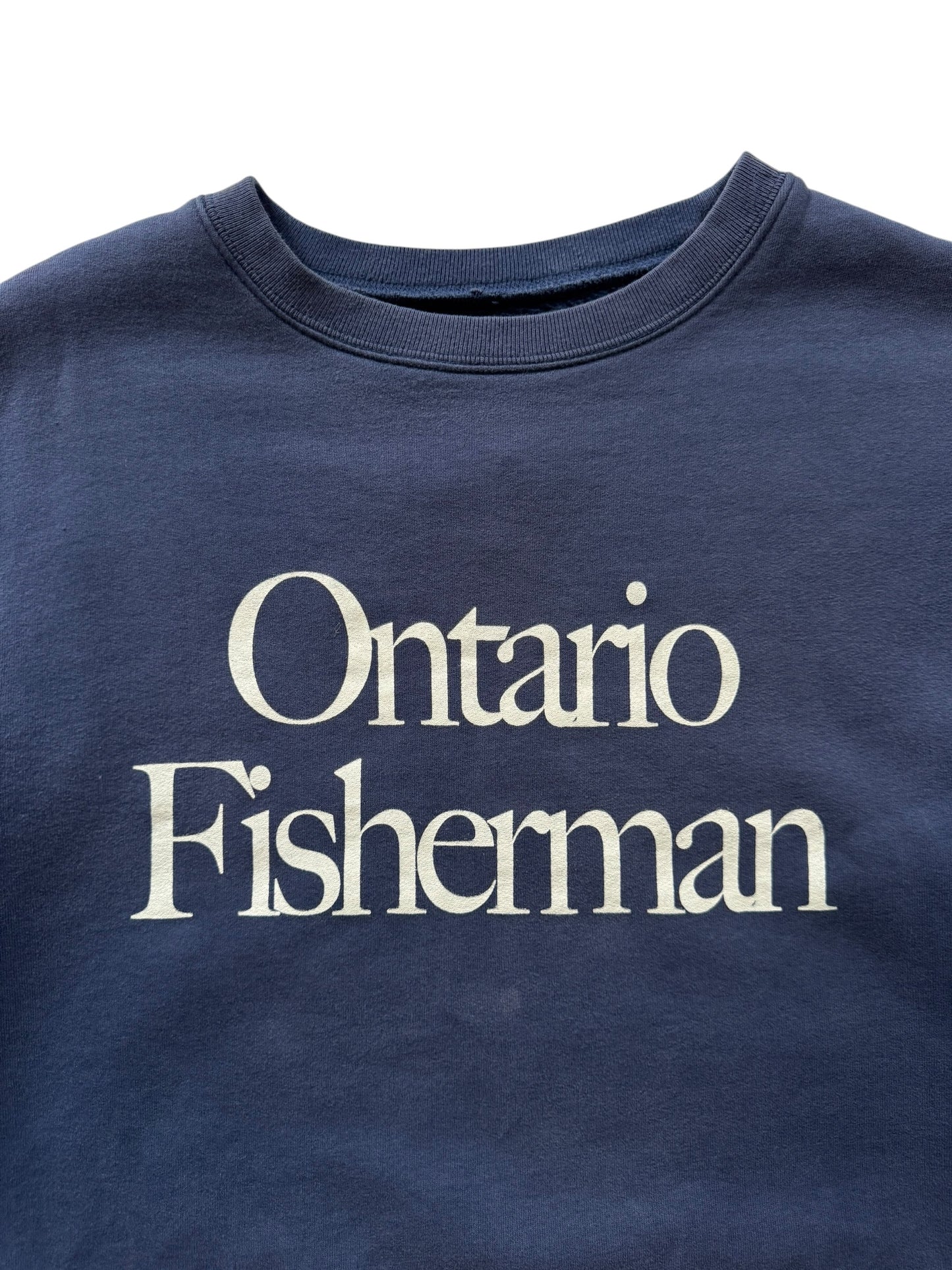 Ontario Fisherman Crewneck Steelhead Blue - XL