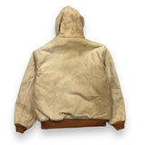 Vintage Carhartt Beige Hooded Jacket - L