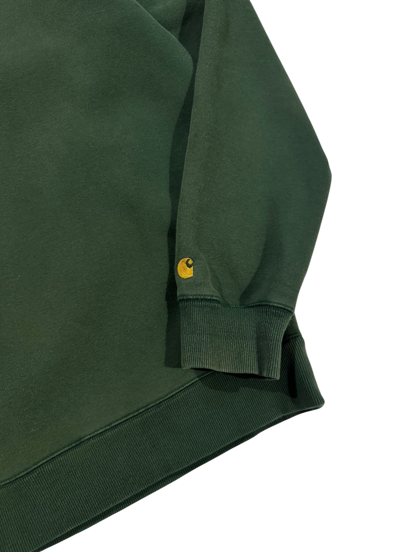 Carhartt Work In Progress Forest Green Chase Crewneck - XL