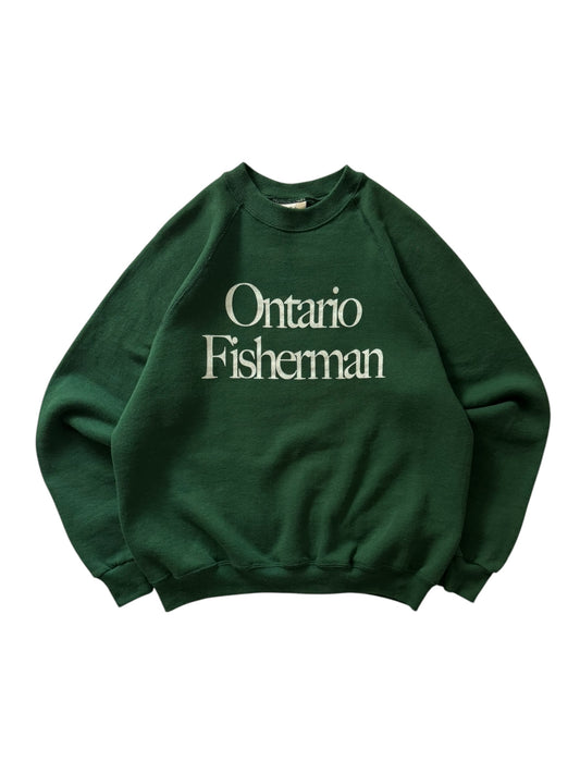Ontario Fisherman Crewneck Pike Green - M