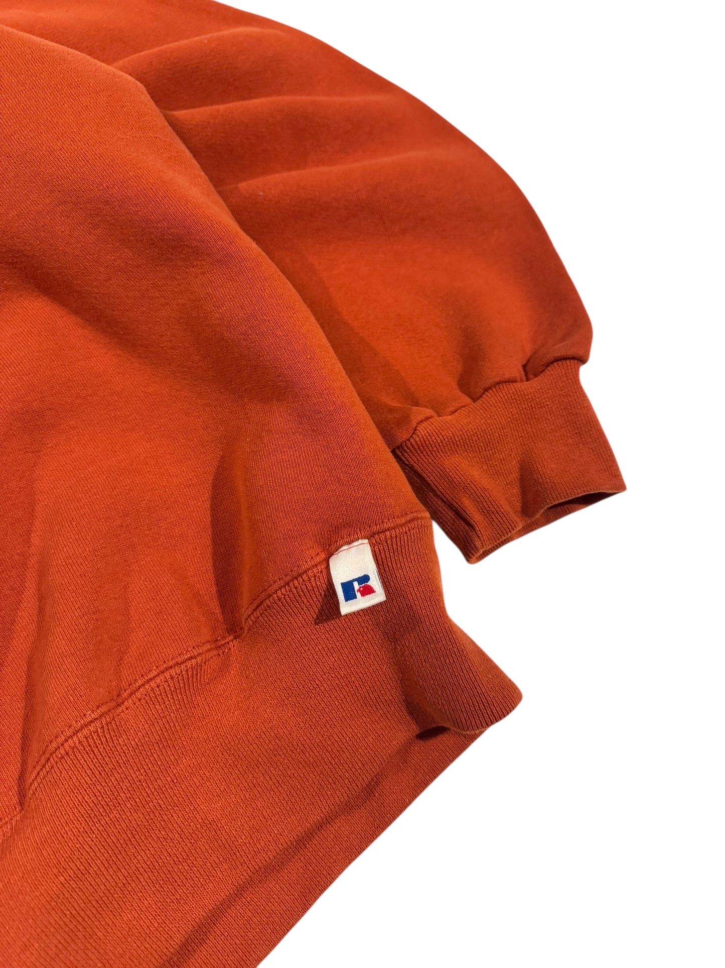 1990s Russell Texas Orange Crewneck Sweater - XL