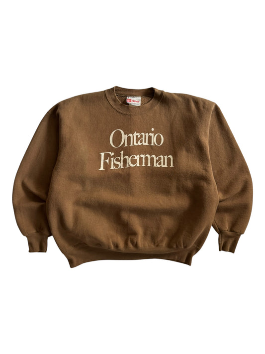 Ontario Fisherman Crewneck Bullhead - L