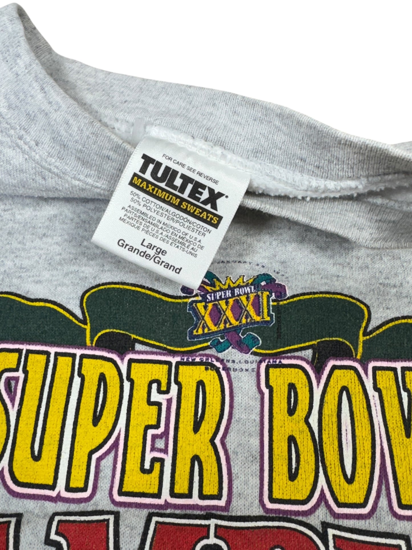 Vintage 90s Green Bay Super Bowl Champions Crewneck - M