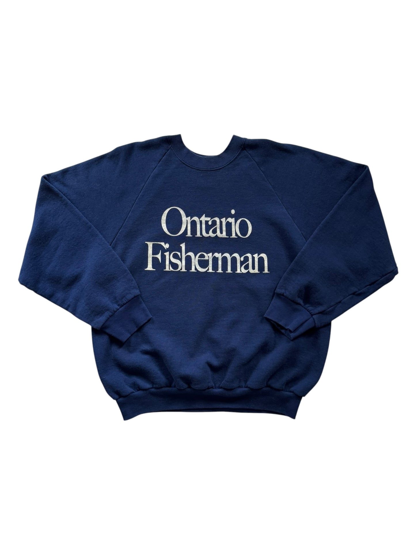 Ontario Fisherman Crewneck Coho Blue - M
