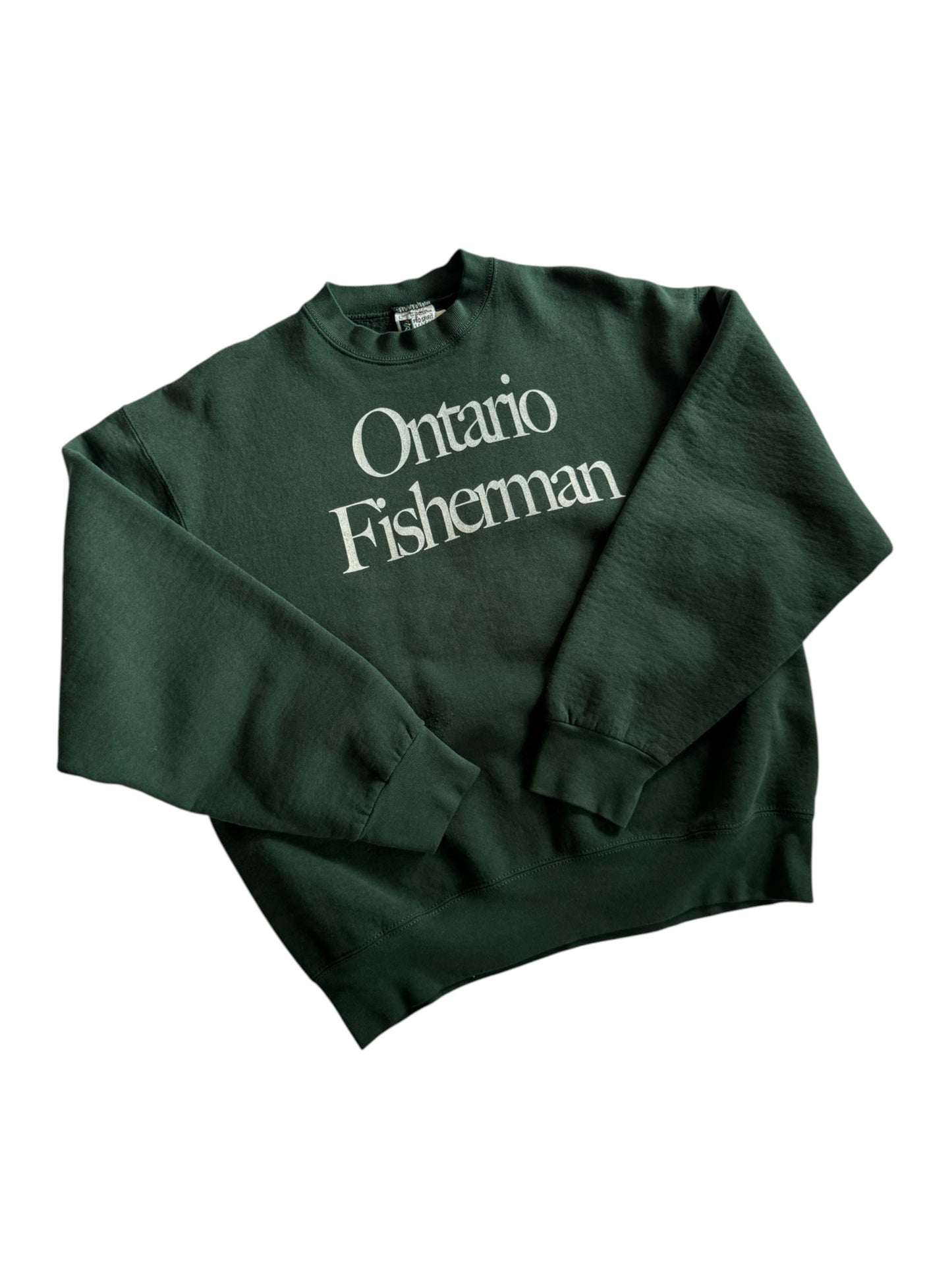 Ontario Fisherman Crewneck Pike Green - L