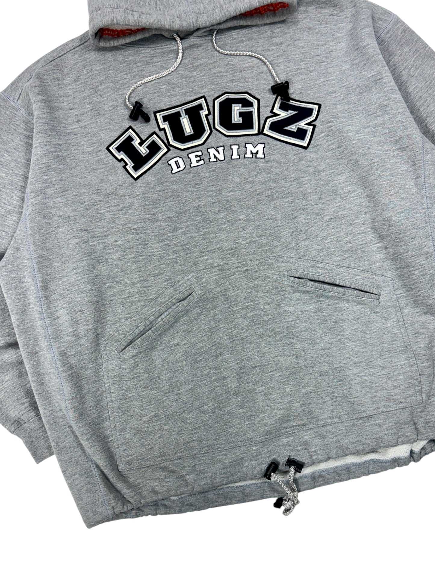 Y2K LUGZ Denim Heather Grey Hoodie - XL