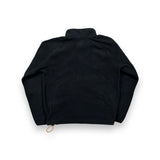 LL Bean Black Fleece Zip Sweater (M)