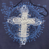 2000s The Cross Navy Hoodie XL