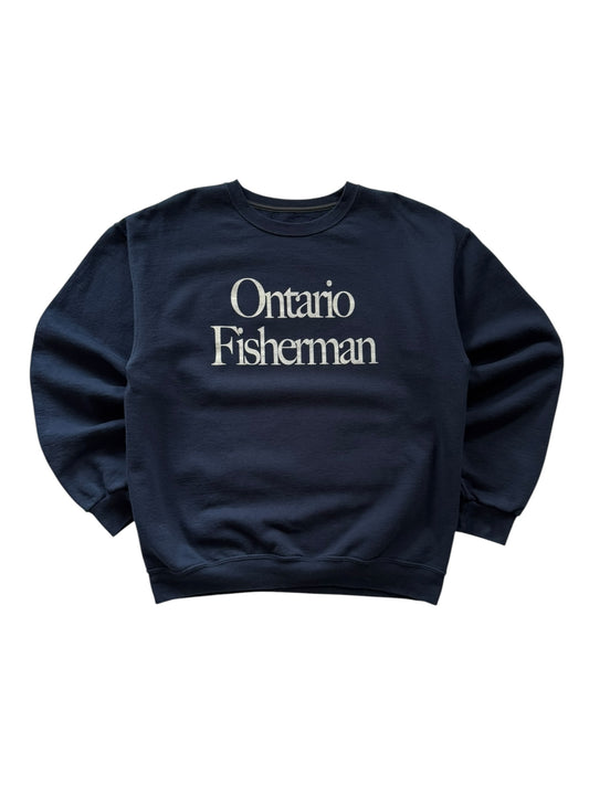 Ontario Fisherman Crewneck Coho Blue - L