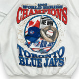 Vintage 1993 Toronto Blue Jays World Series Champions (L)