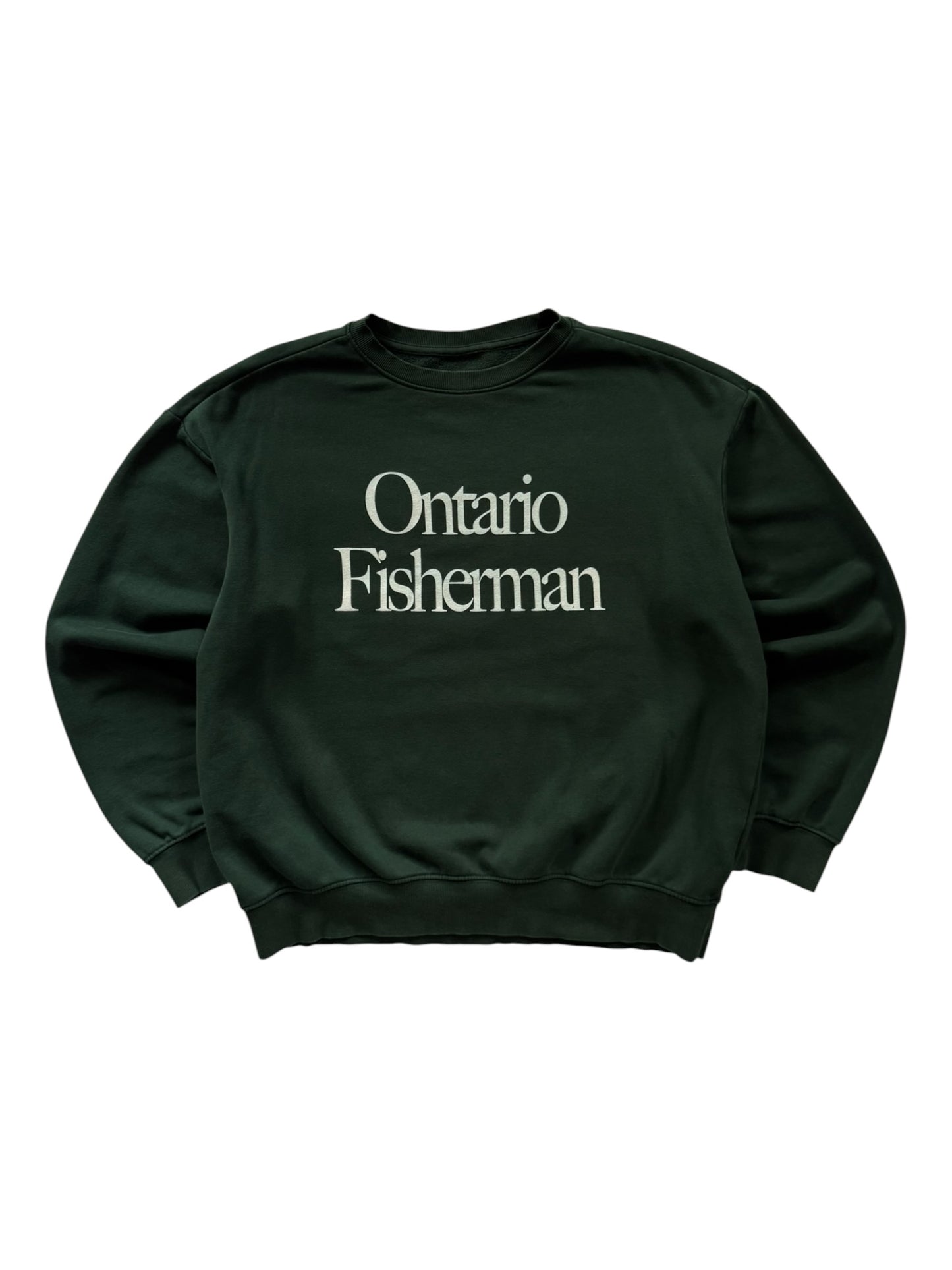 Ontario Fisherman Crewneck Pike Green - L