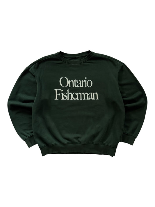 Ontario Fisherman Crewneck Pike Green - L