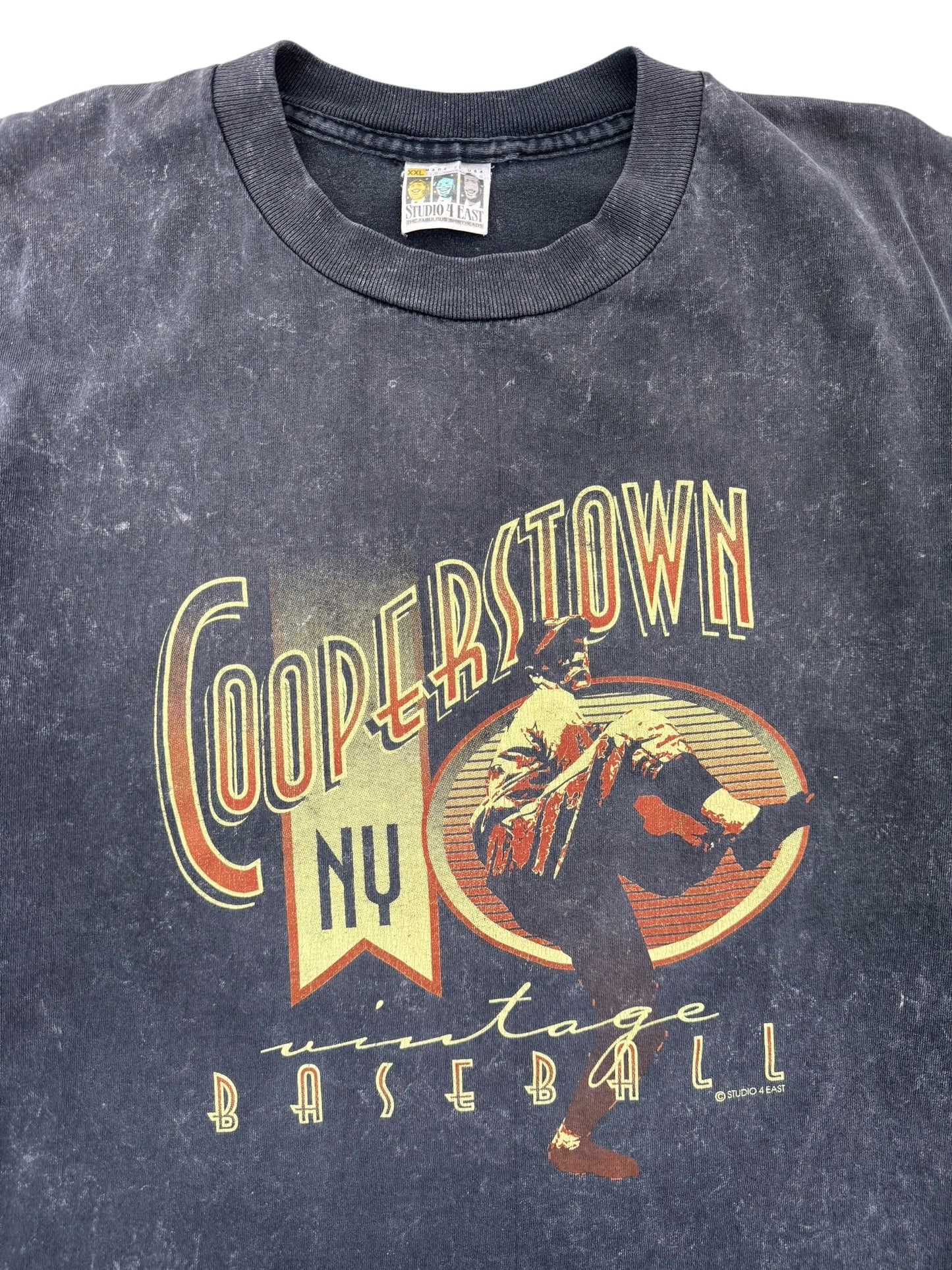 Vintage 1990s Cooperstown NY Baseball Tee - XXL