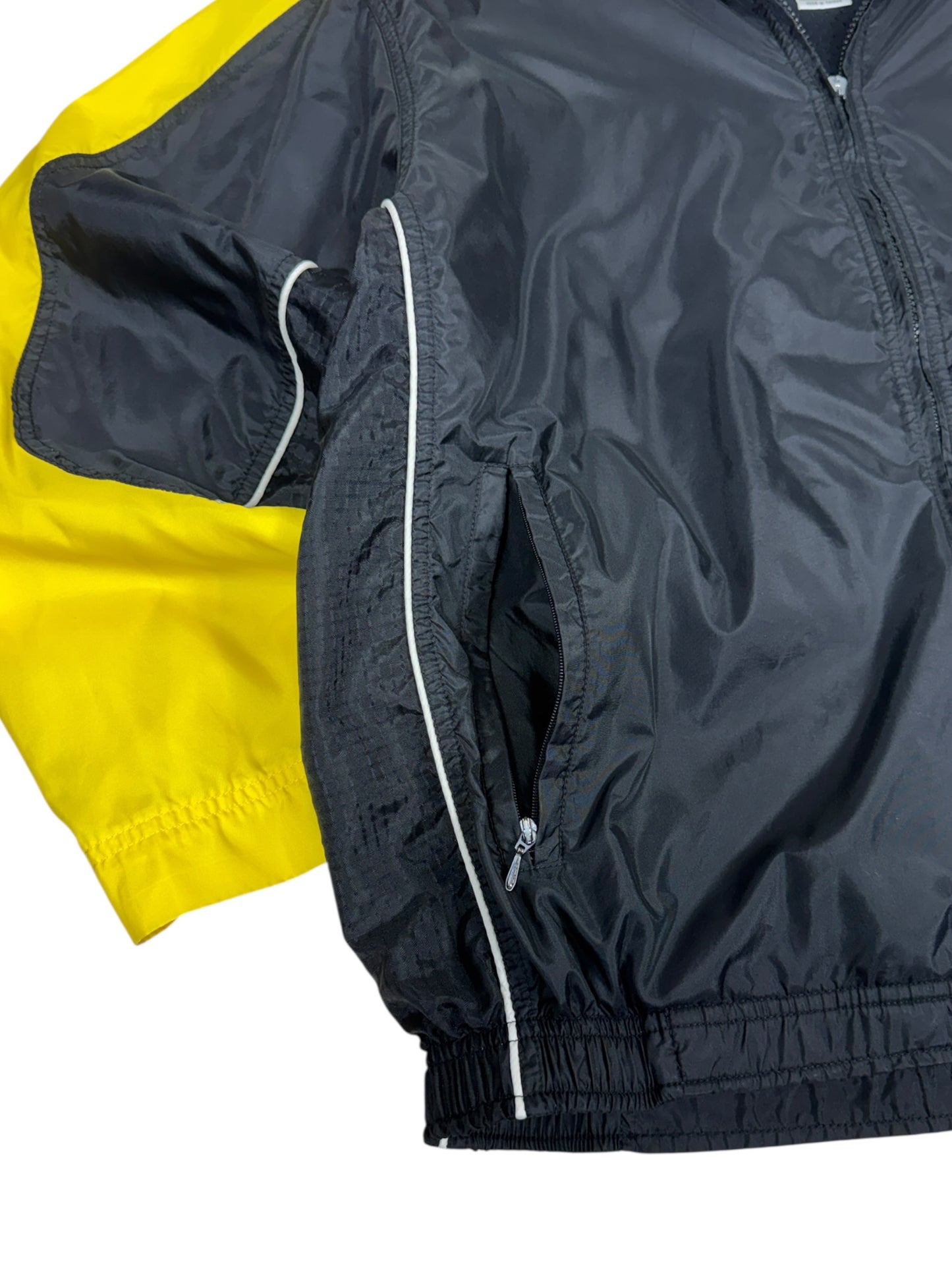 Vintage 90s Nike Black & Yellow Windbreaker - M