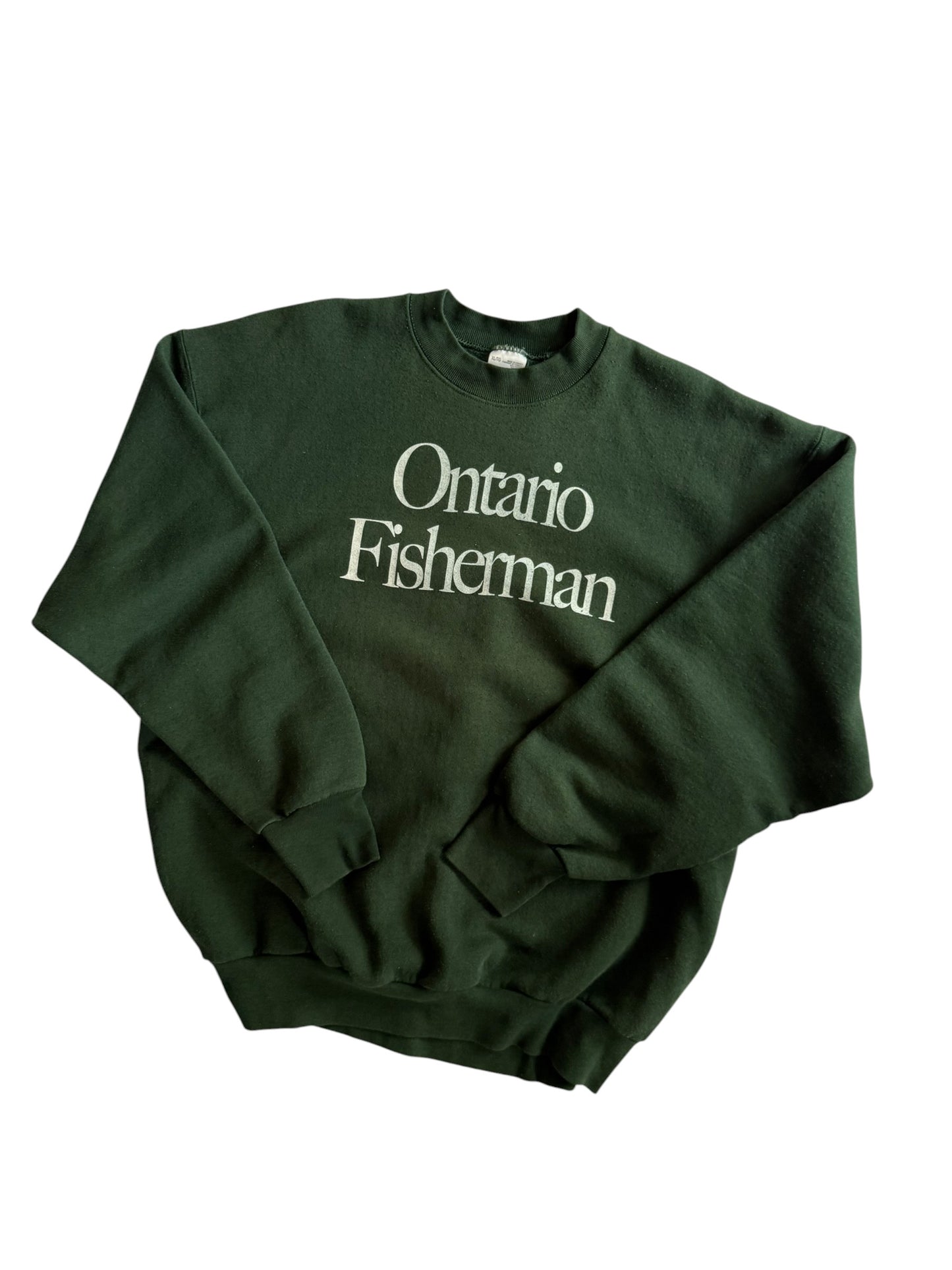 Ontario Fisherman Crewneck Pike Green - XL