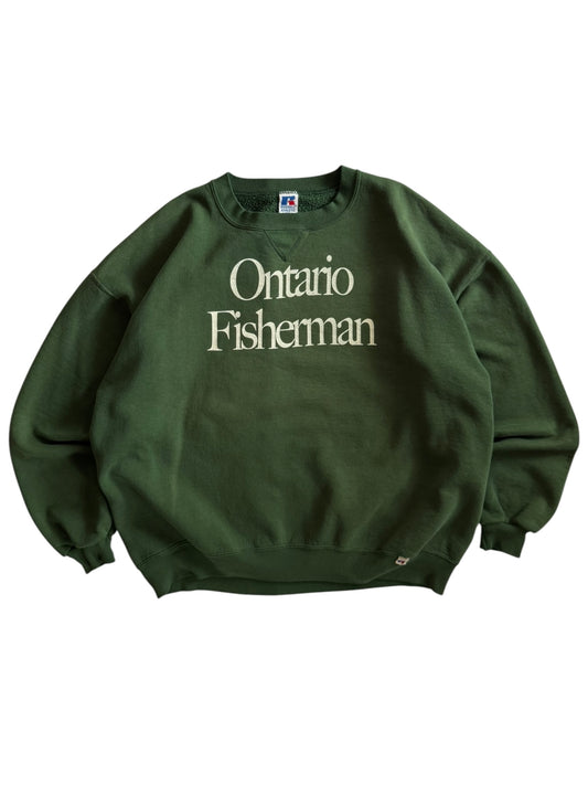 Ontario Fisherman Crewneck Perch Green - XXL
