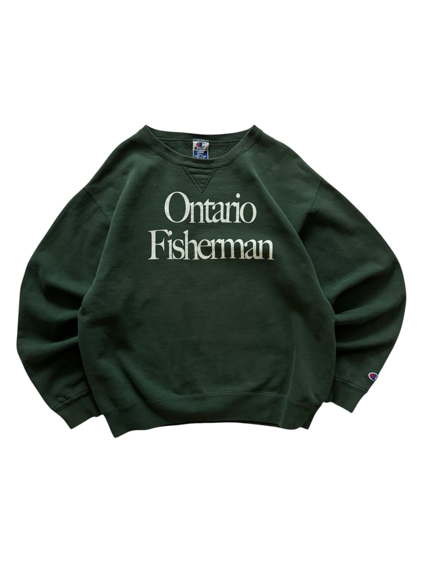 Ontario Fisherman Crewneck Pike Green - L