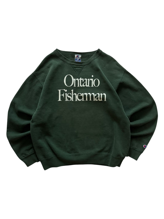 Ontario Fisherman Crewneck Pike Green - L