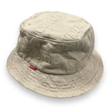 Supreme Jacquard Tan Bucket Hat