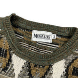 Vintage Magalos Brown Coogi Style Knit - XXXL