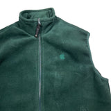 Vintage Apple Company Forest Green Fleece Vest (L)