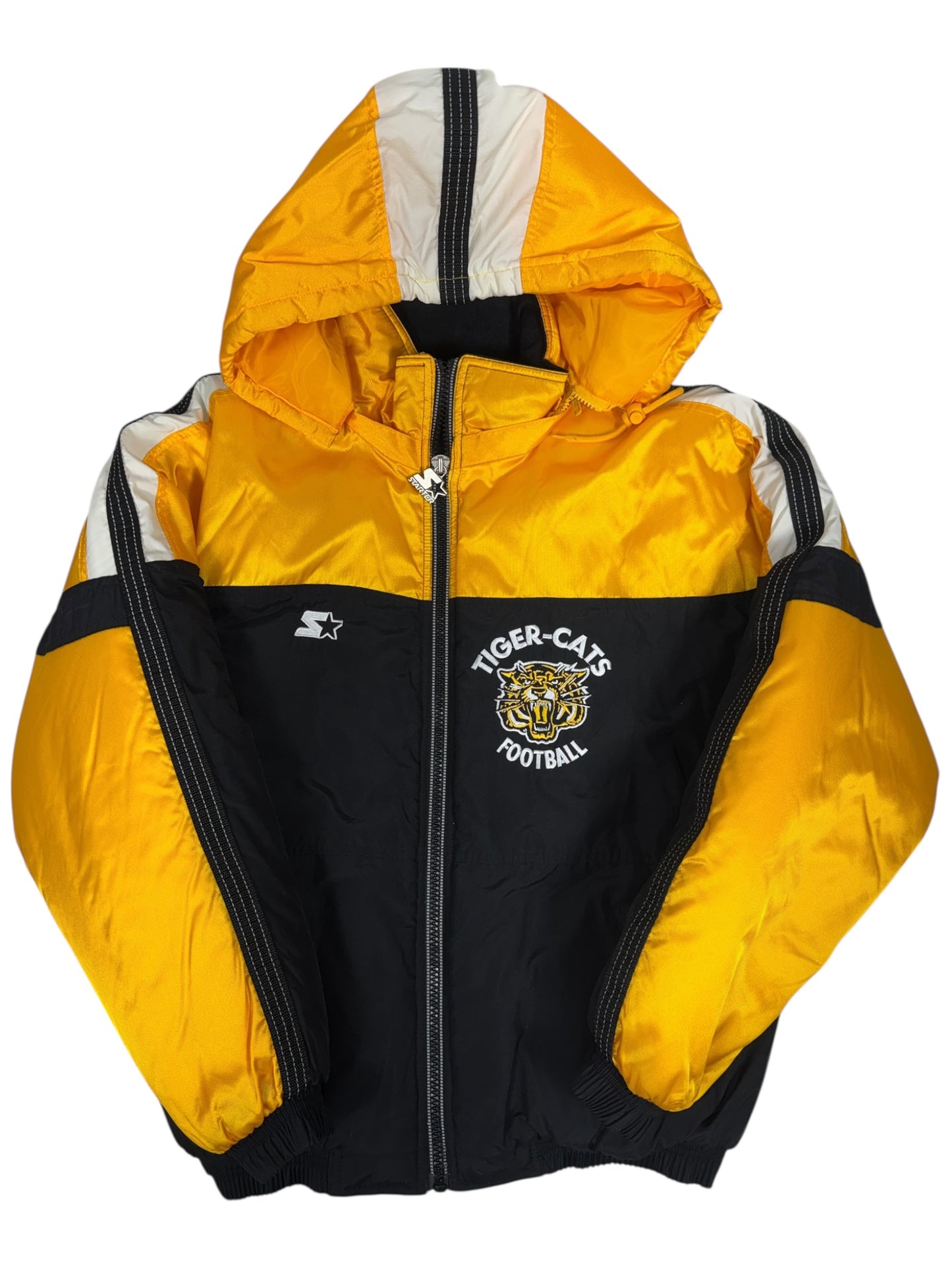 Vintage 1990s Hamilton Tiger Cats CFL Starter Jacket - M