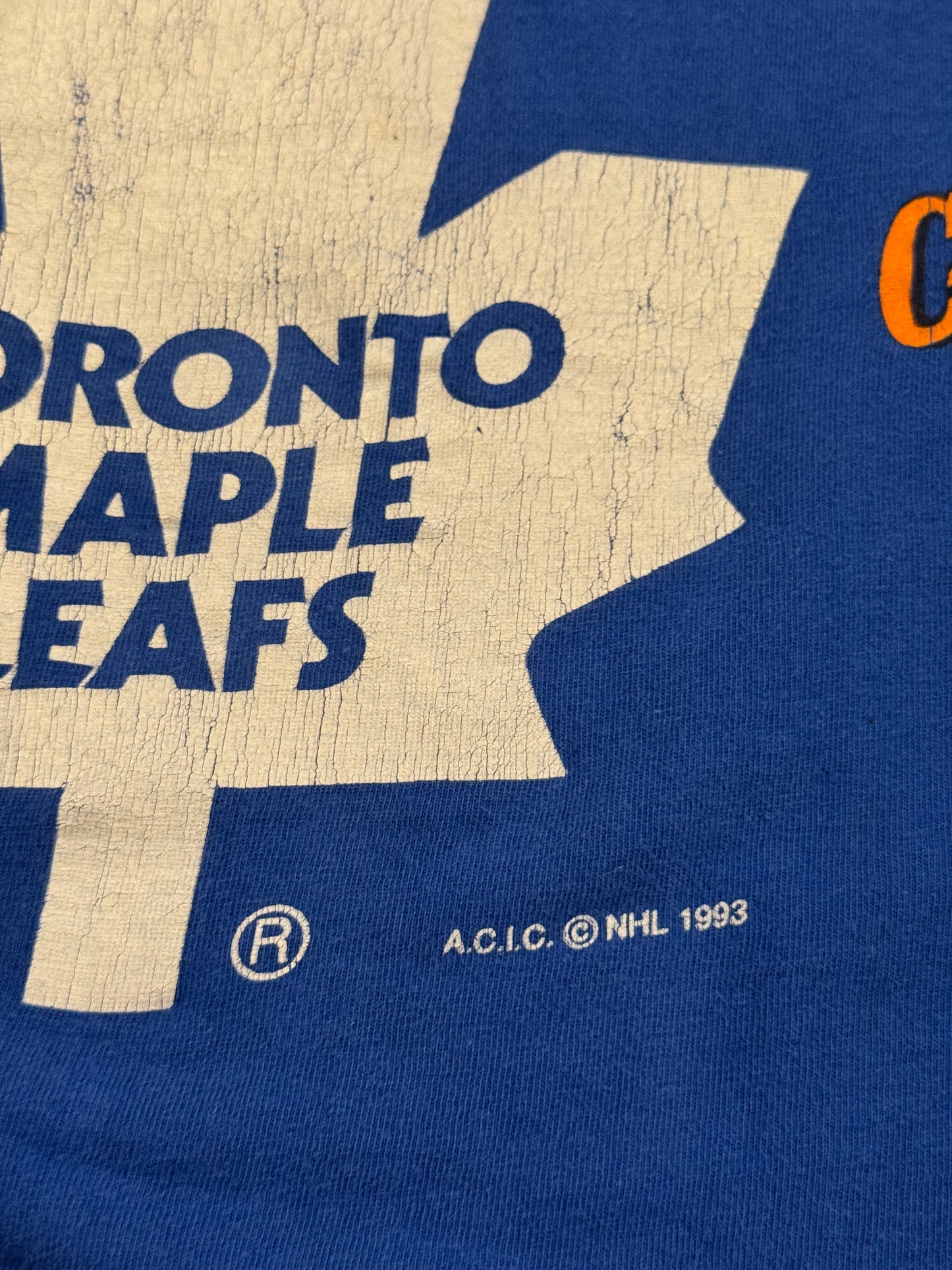 Vintage 1991 Toronto Maple Leafs Softwear Tee - XL
