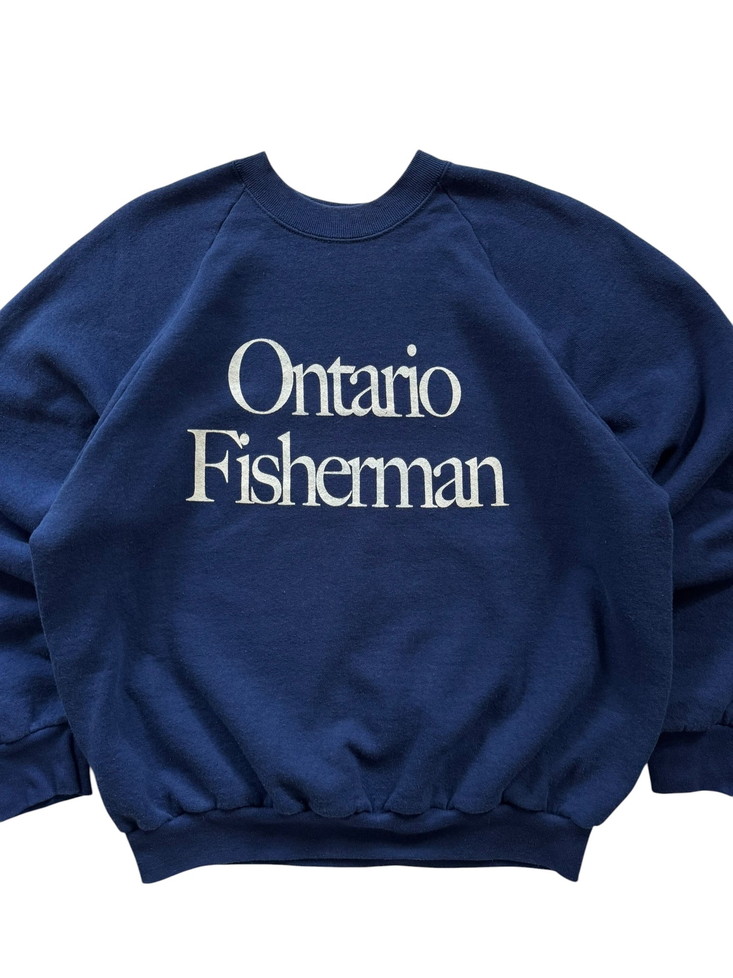 Ontario Fisherman Crewneck Coho Blue - M