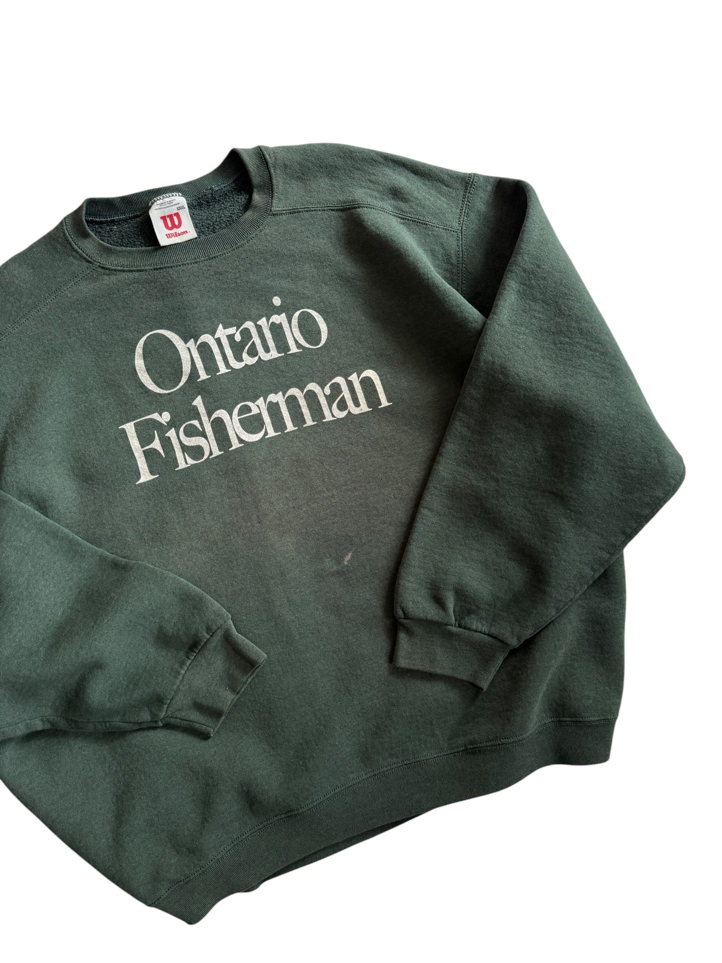 Ontario Fisherman Crewneck Pike Green - XXXL
