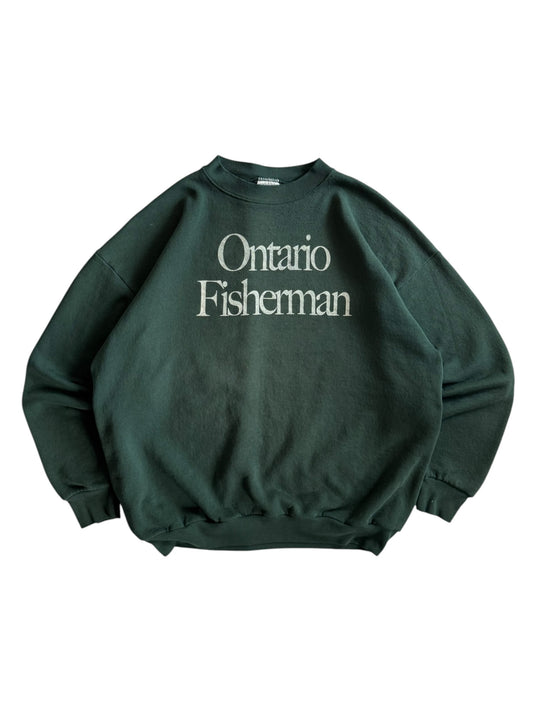 Ontario Fisherman Crewneck Pike Green - XL