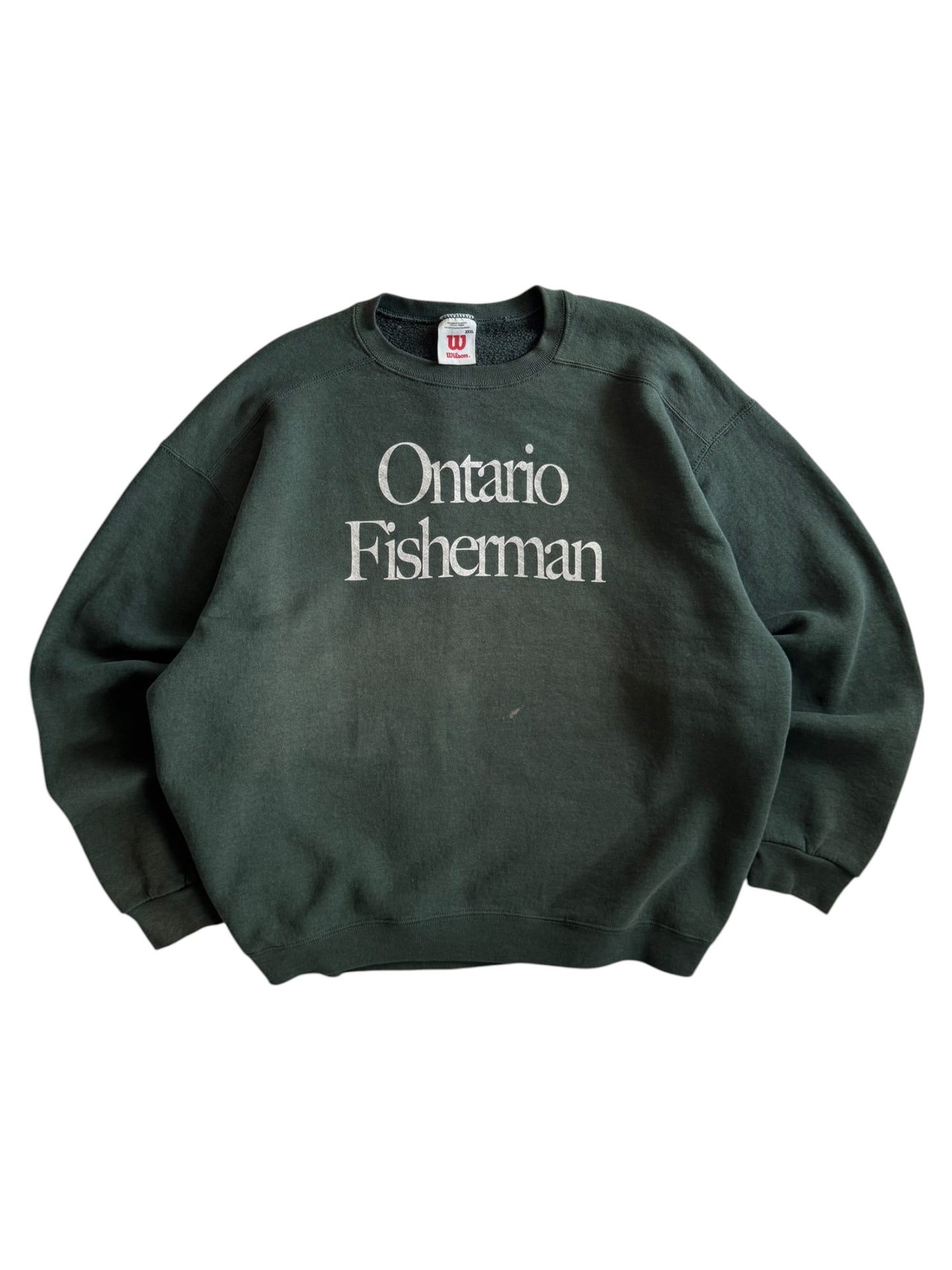 Ontario Fisherman Crewneck Pike Green - XXXL
