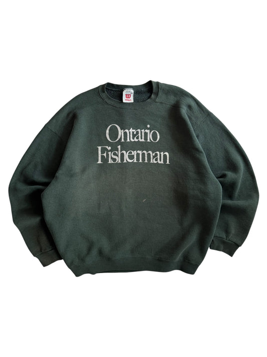 Ontario Fisherman Crewneck Pike Green - XXXL