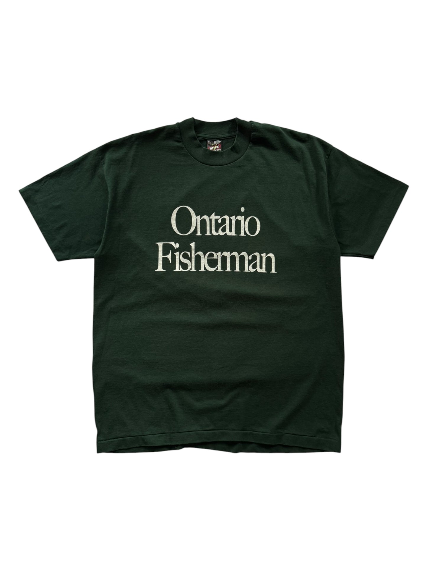 Ontario Fisherman Vintage Tee Pike Green - XL