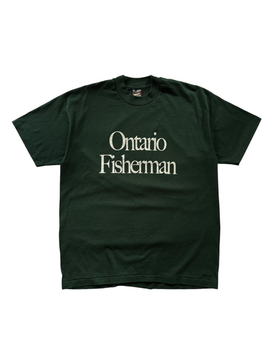 Ontario Fisherman Vintage Tee Pike Green - XL