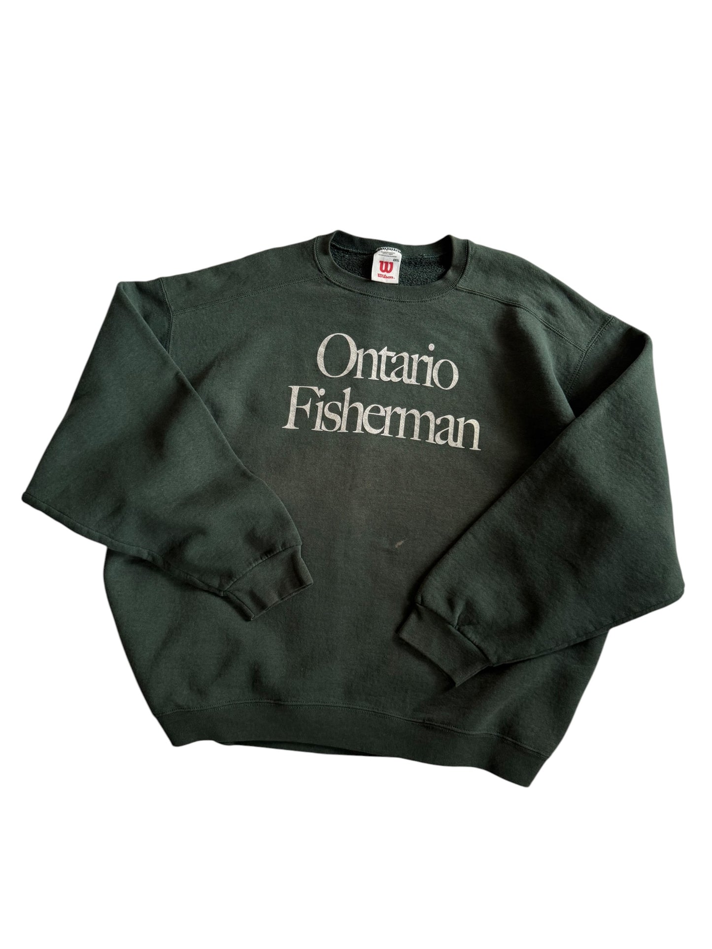 Ontario Fisherman Crewneck Pike Green - XXXL