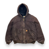 Vintage Carhartt Chestnut Hooded Work Jacket XL