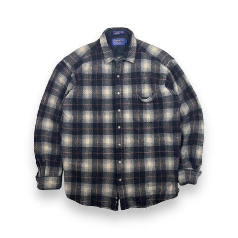 Pendleton Wool Black & Grey Flannel - XL