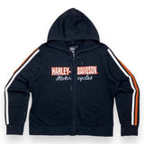 Harley Davidson Spell Out Zip Up Hoodie S