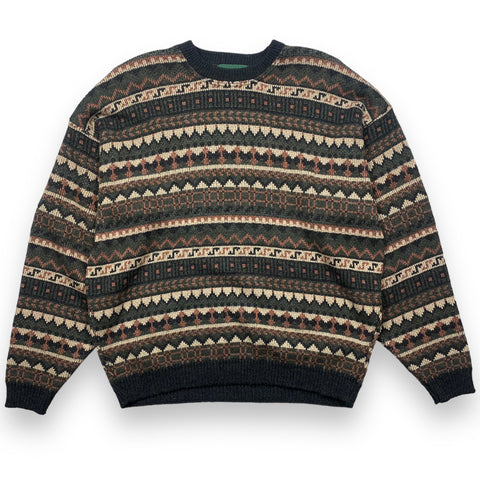 Vintage Grenadier Knit Sweater - L