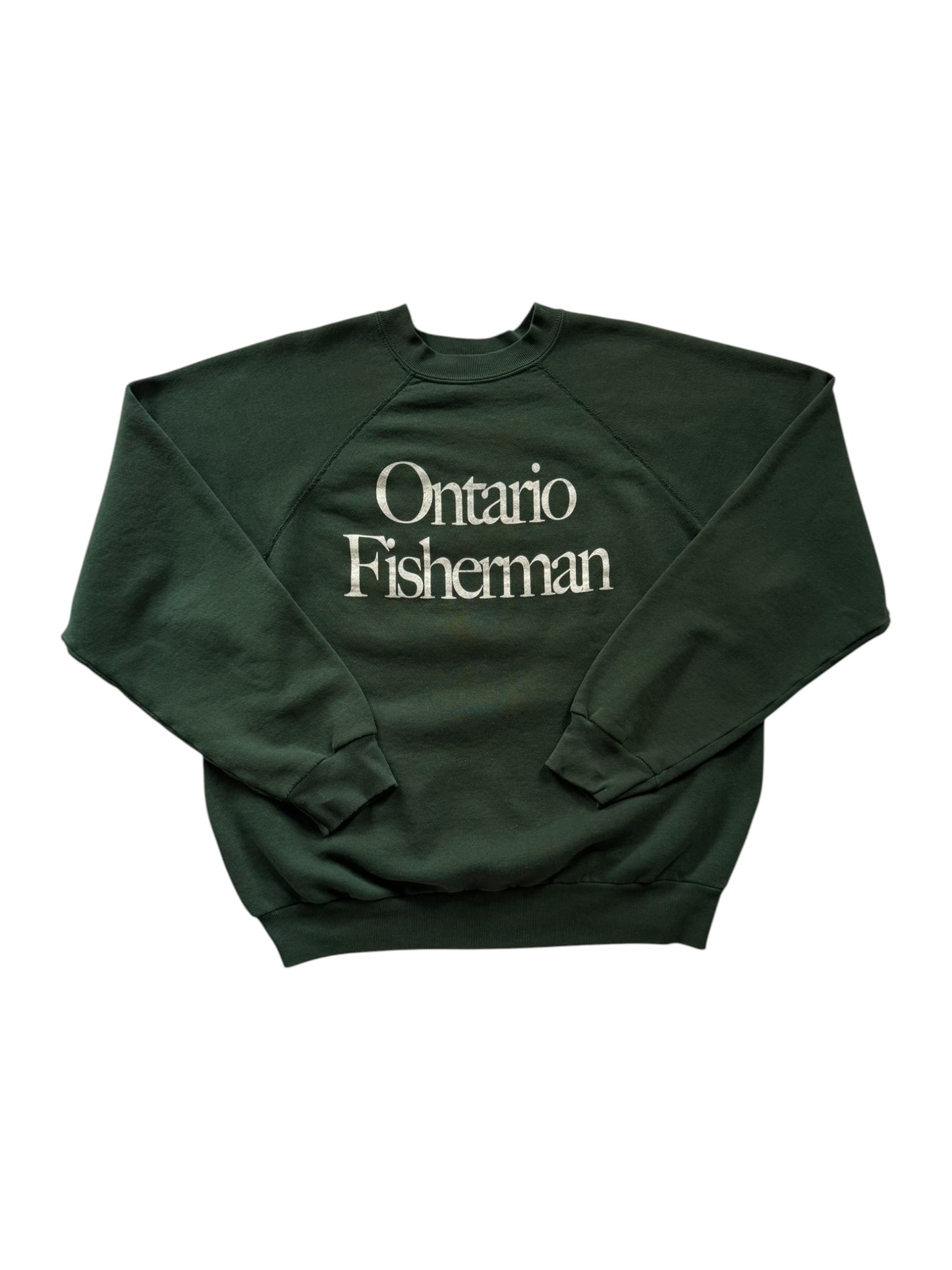 Ontario Fisherman Crewneck Pike Green - L